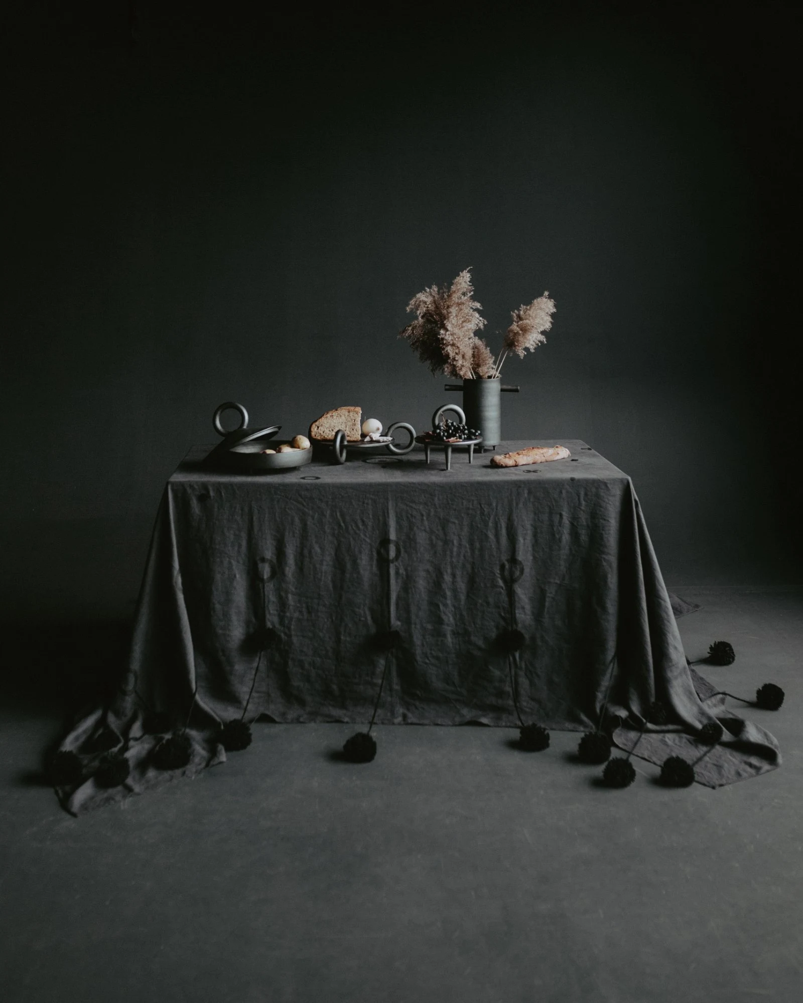 Guculiya black smoked ceramics